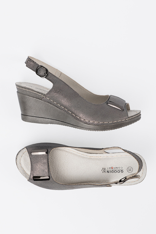 Sandales grises pour femmes à talon... Sandales grises pour femmes à talon...