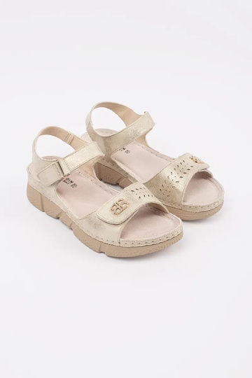 sandales dorées pour femmes 2