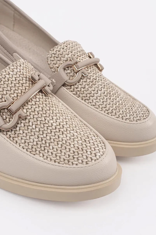 mocassins ivoire avec semelle en cuir mocassins ivoire avec semelle en cuir