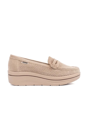mocassins sable sur semelle...