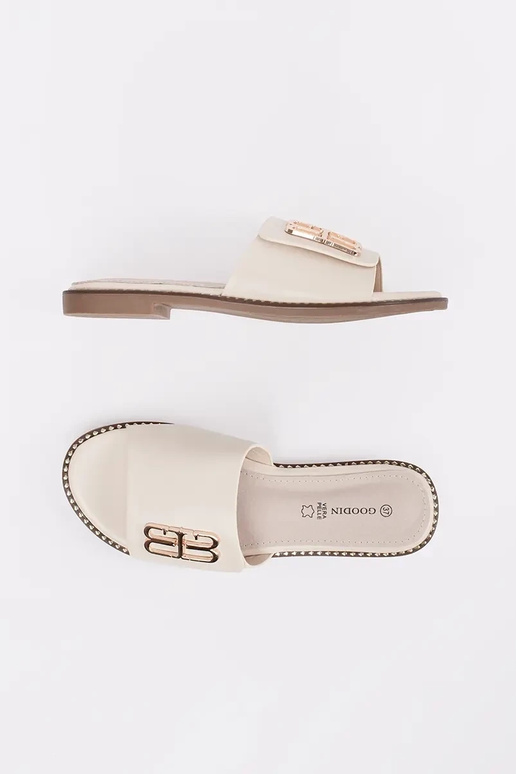 pantoufles ivoire pour femmes sur...