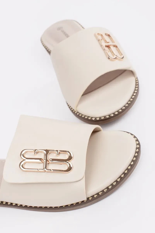 pantoufles ivoire pour femmes sur...