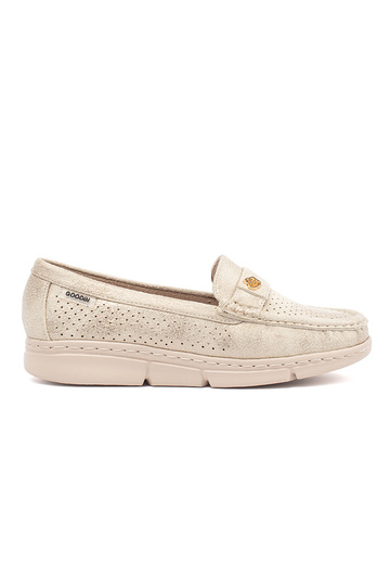 Sandales en daim couleur bleue