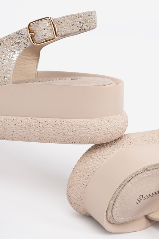 Sandales brun foncé grisâtre avec...