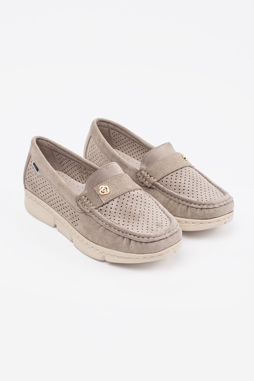 Mocassins couleur sable 2