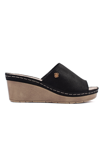 Mules pour femmes noires à...