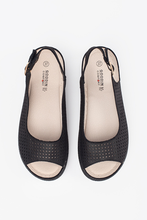 Sandales confortables couleur noire