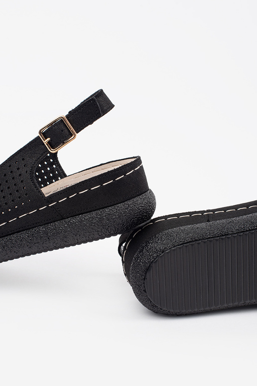 Sandales confortables couleur noire