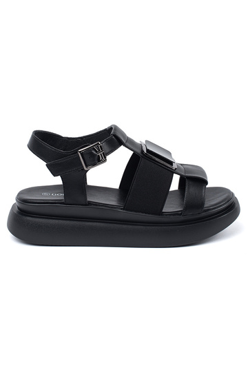 Sandales élégantes en cuir...