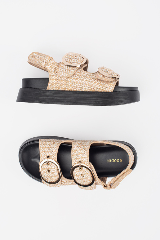 Sandales à plateforme en couleur...