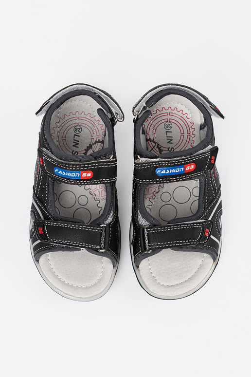 Sandales noires pour garçons