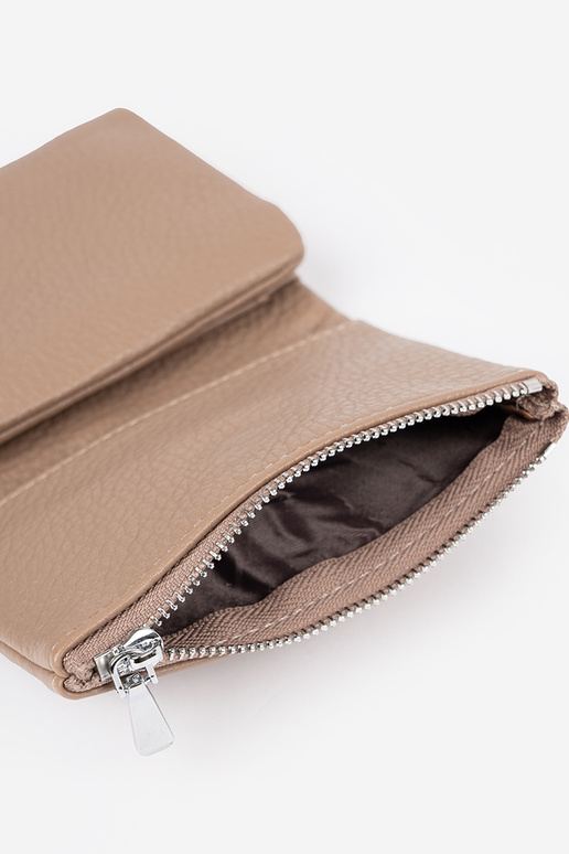 Portefeuille beige pour femme en... Portefeuille beige pour femme en...