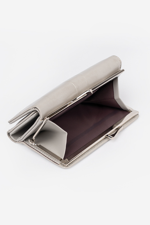 Portefeuille gris pour femme en...