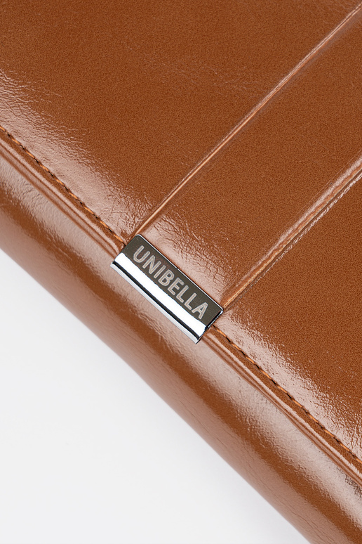 Portefeuille féminin marron en simili... Portefeuille féminin marron en simili...