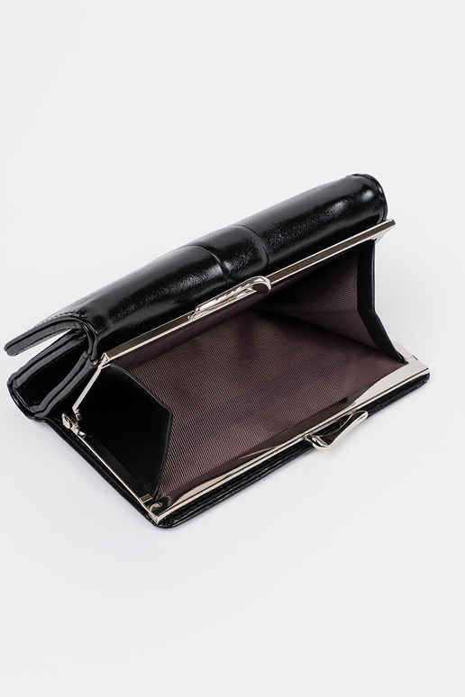 Portefeuille noir pour femme en...