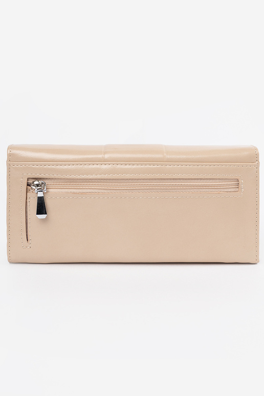 Portefeuille élégant beige pour femme Portefeuille élégant beige pour femme