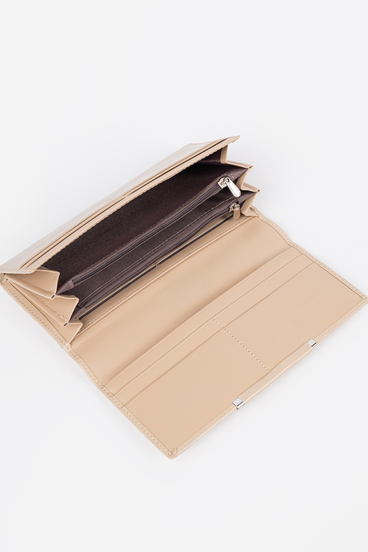 Portefeuille élégant beige pour femme Portefeuille élégant beige pour femme