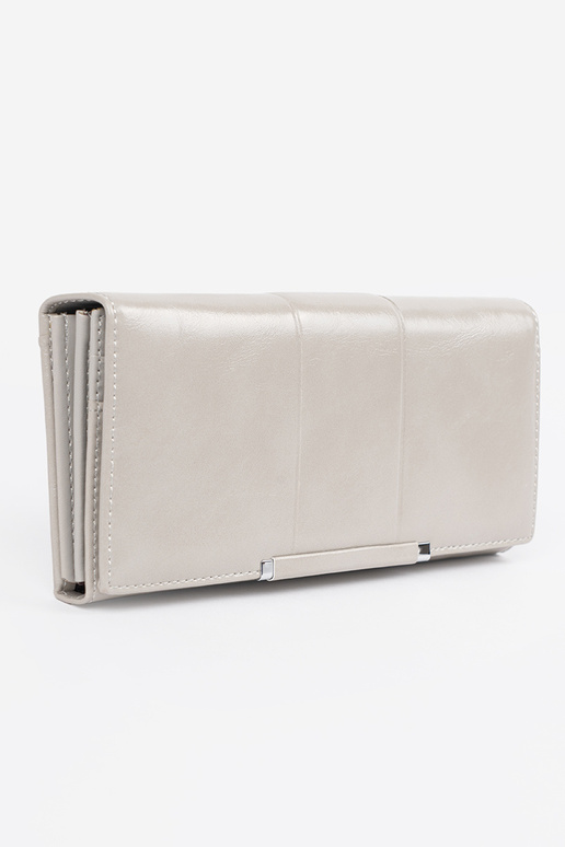 Portefeuille élégant gris pour femme