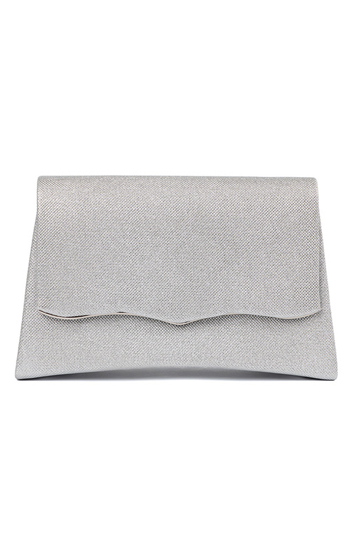 Sac argenté avec chaîne