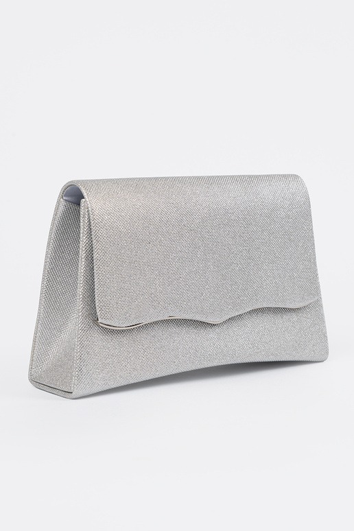 Sac argenté avec chaîne