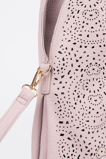 Sac à main en dentelle rose 2