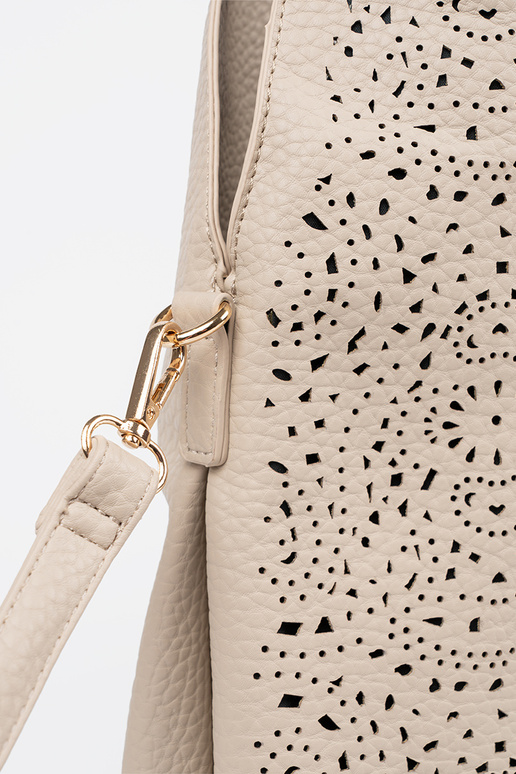 Sac à main en dentelle couleur ivoire