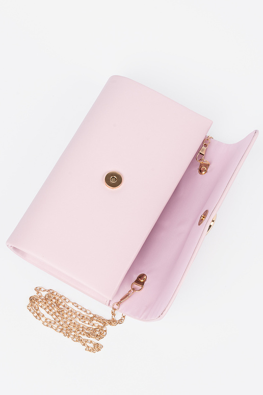 Sac à main de type enveloppe rose...