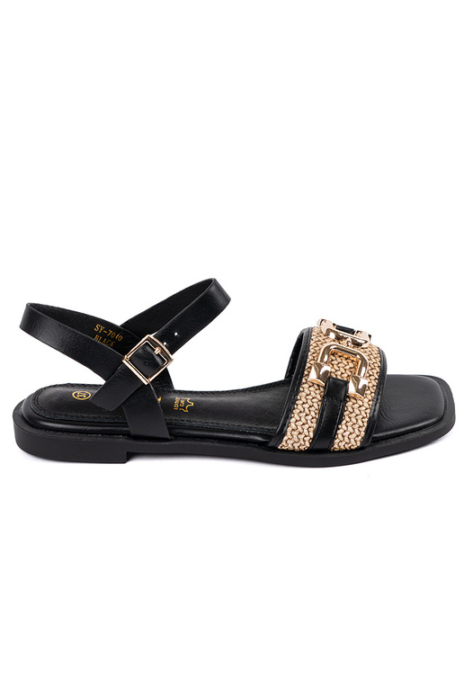 Sandales noires pour femmes avec...