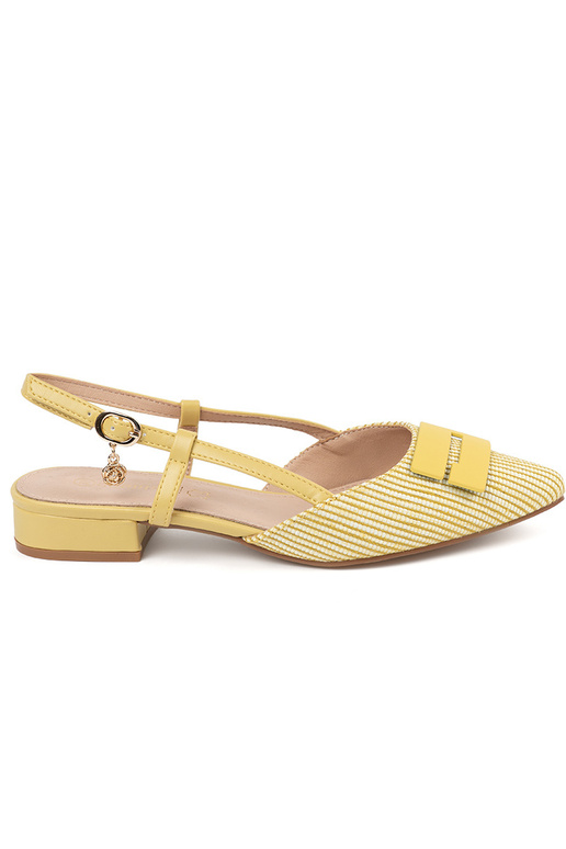 Sandales jaunes pour femmes avec...