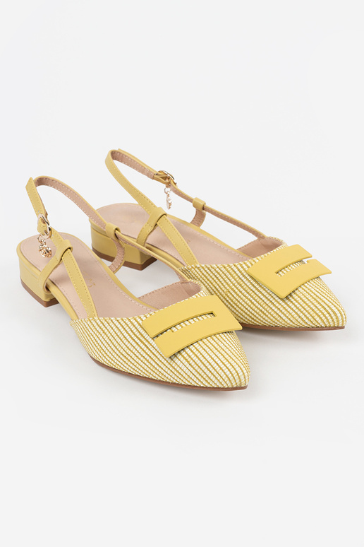 Sandales jaunes pour femmes avec...