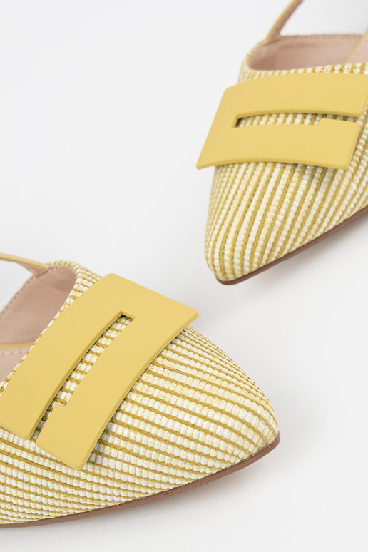 Sandales jaunes pour femmes avec...