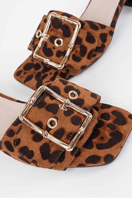 Chaussons à talon pour femmes motif...