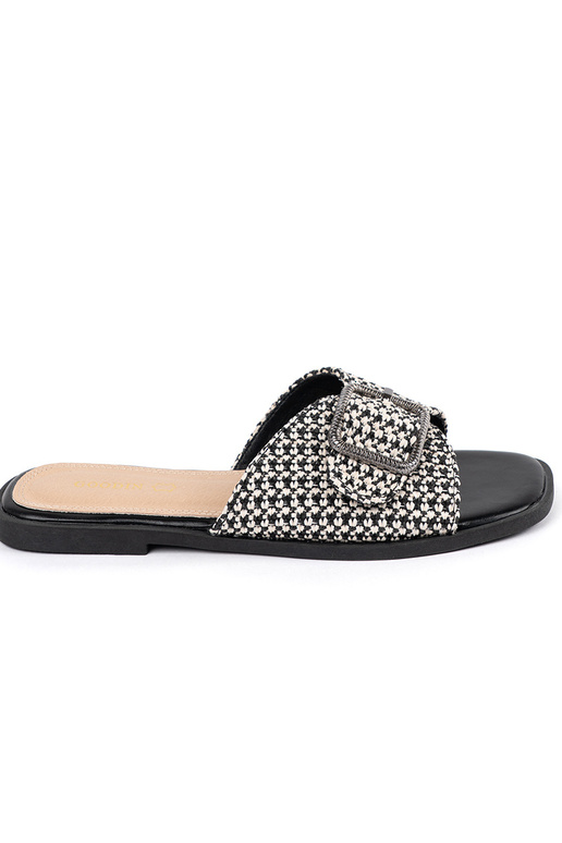 Chaussons à carreaux noir et blanc... Chaussons à carreaux noir et blanc...