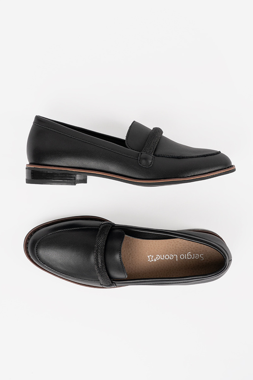 Mocassins pour femmes noirs avec...