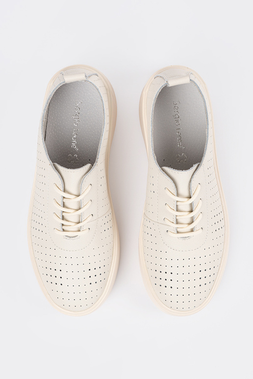 Chaussures à mi-hauteur en cuir bleu... Chaussures à mi-hauteur en cuir bleu...