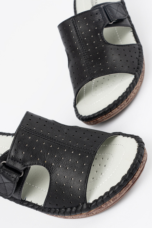 Pantoufles sur plateforme avec...