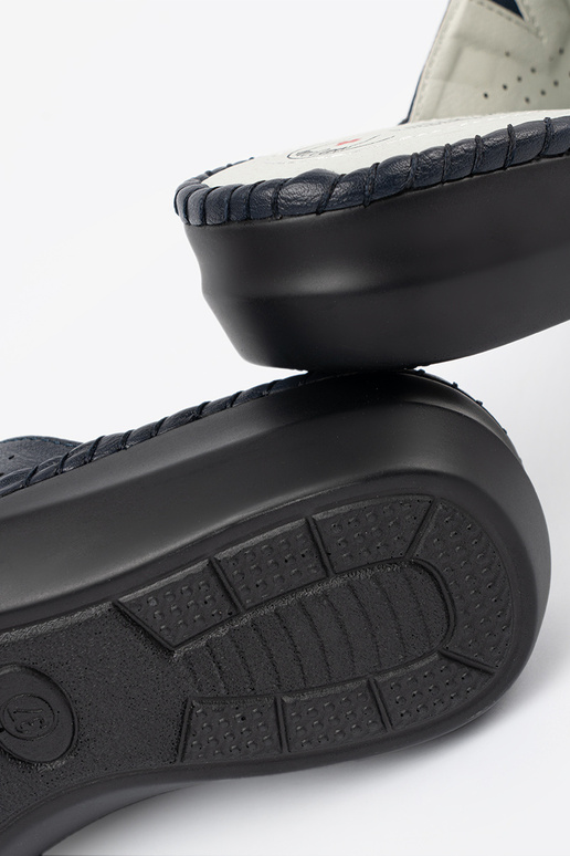 Chaussons avec inserts en cuir de...