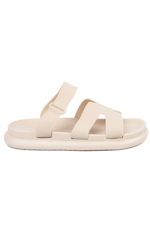 couleur ivoire Chaussons femmes sur...