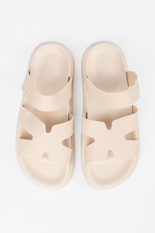 couleur ivoire Chaussons femmes sur...