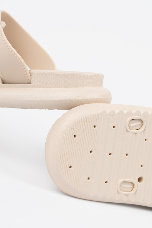 couleur ivoire Chaussons femmes sur...