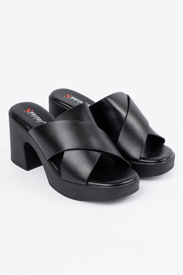 couleur noire Chaussons sur... 2