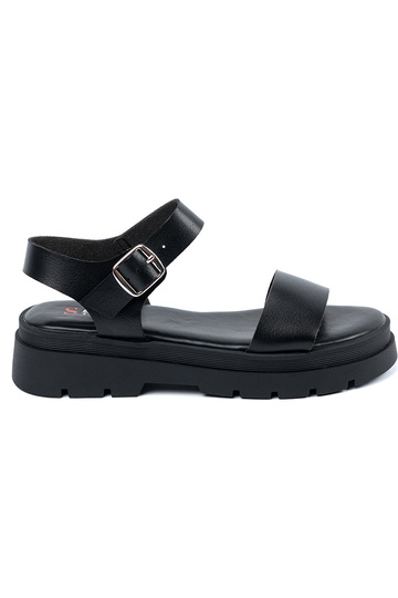 Sandales noires femme avec...