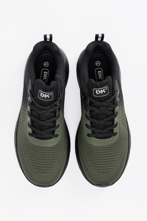 Baskets pour hommes vert foncé