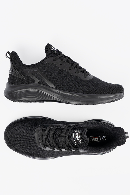 Baskets pour hommes noires Sneakers DK