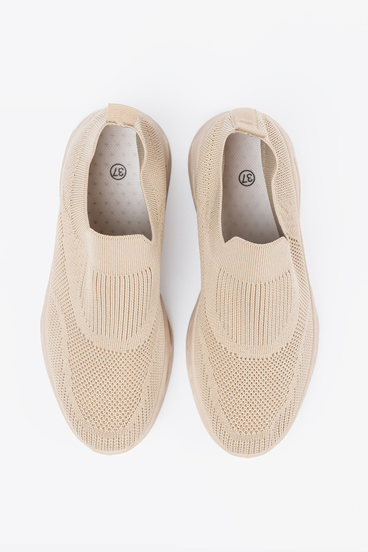 Baskets de sport couleur sable avec... Baskets de sport couleur sable avec...