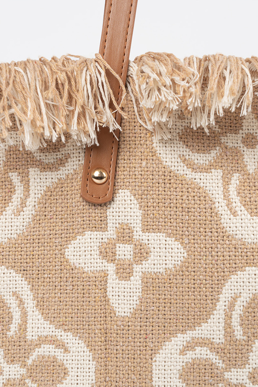 Sac de plage couleur sable à porter à... Sac de plage couleur sable à porter à...