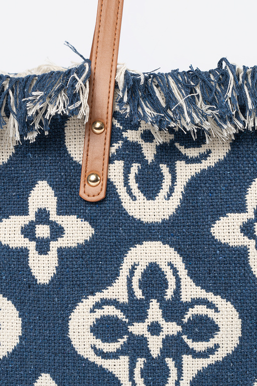 Sac de plage / tote bag à franges