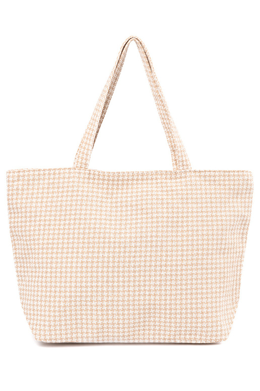 Sac de plage avec motif à carreaux...