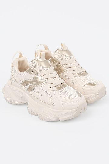 Baskets couleur ivoire de... 2