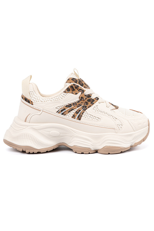 Baskets de style sportif sur épaisse...